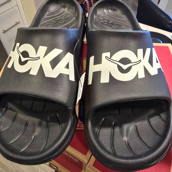 HOKA One One Ora Recovery Slide Back Men's Size 11 Slippers Rest RnR Shoes NEW - Picture 7 of 11